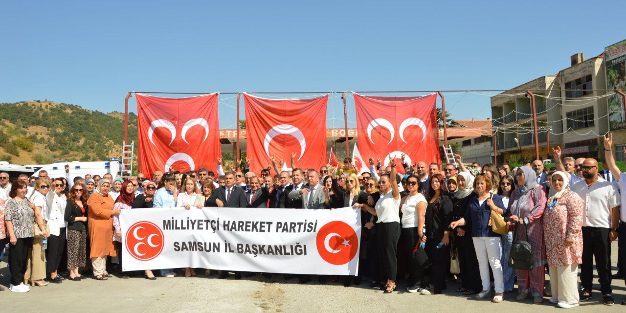 MHP teşkilatından yoğun katılım sağlandı