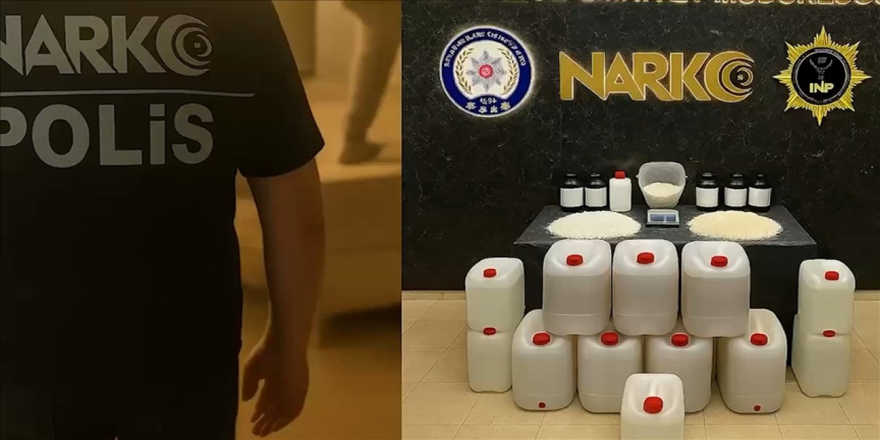 Operasyonda 218 kilogram metamfetamin ele geçirildi
