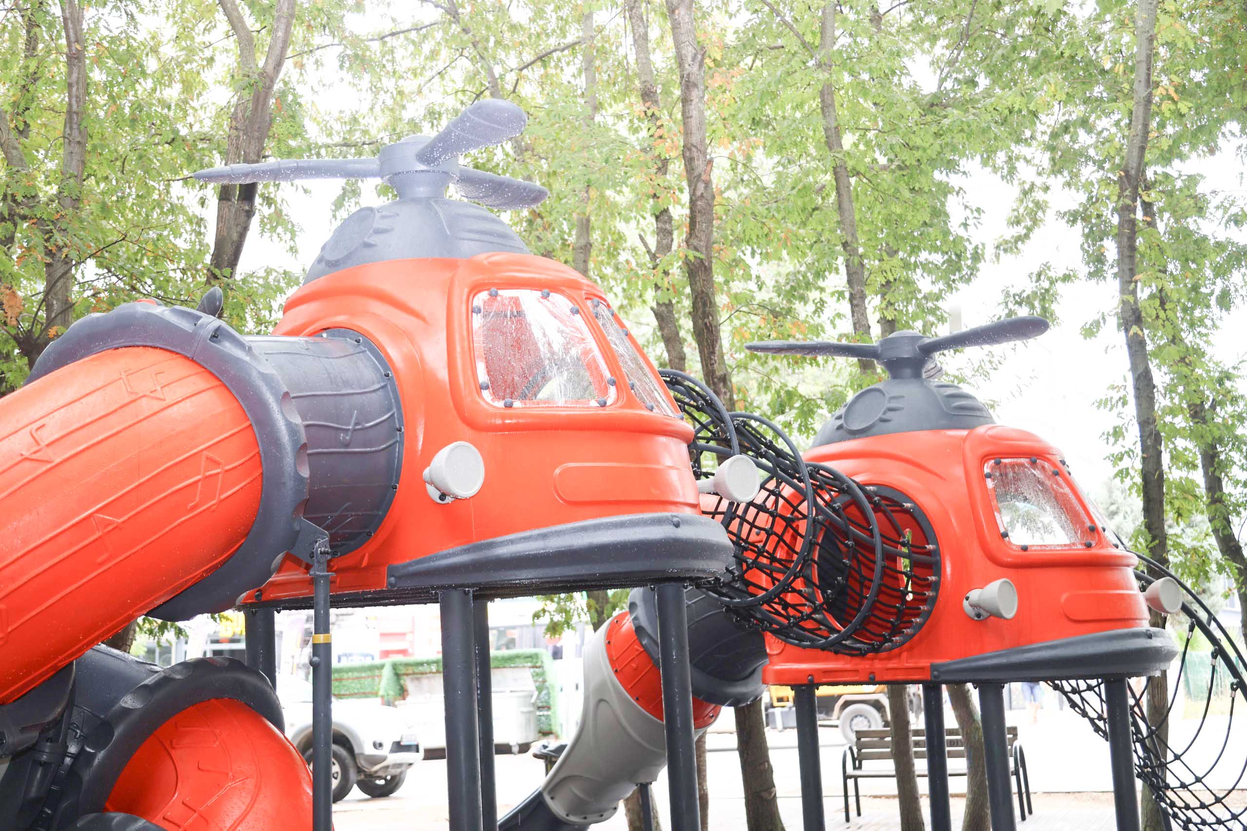 Havacılık konseptli yeni park