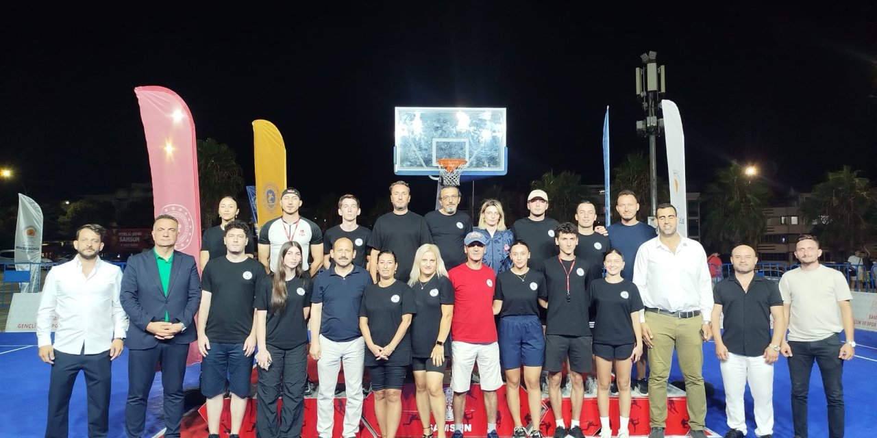 Samsun’da 3x3 Sokak Basketbolu turnuvası sona erdi