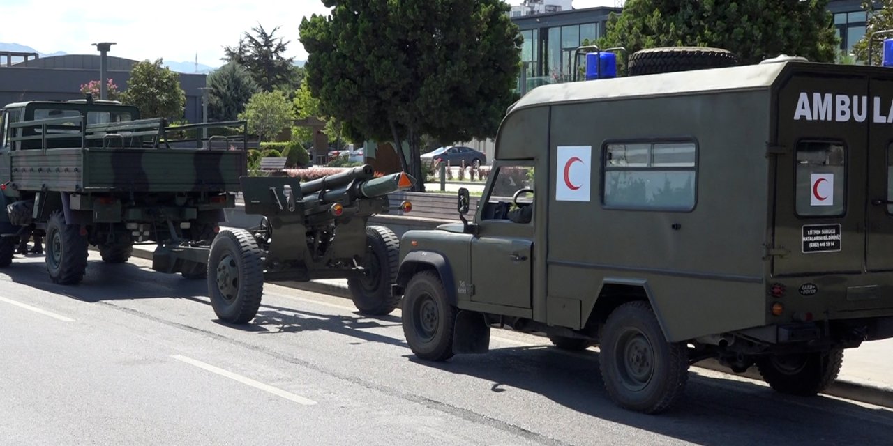Samsun'da 30 Ağustos Zafer Bayramı provası yapıldı