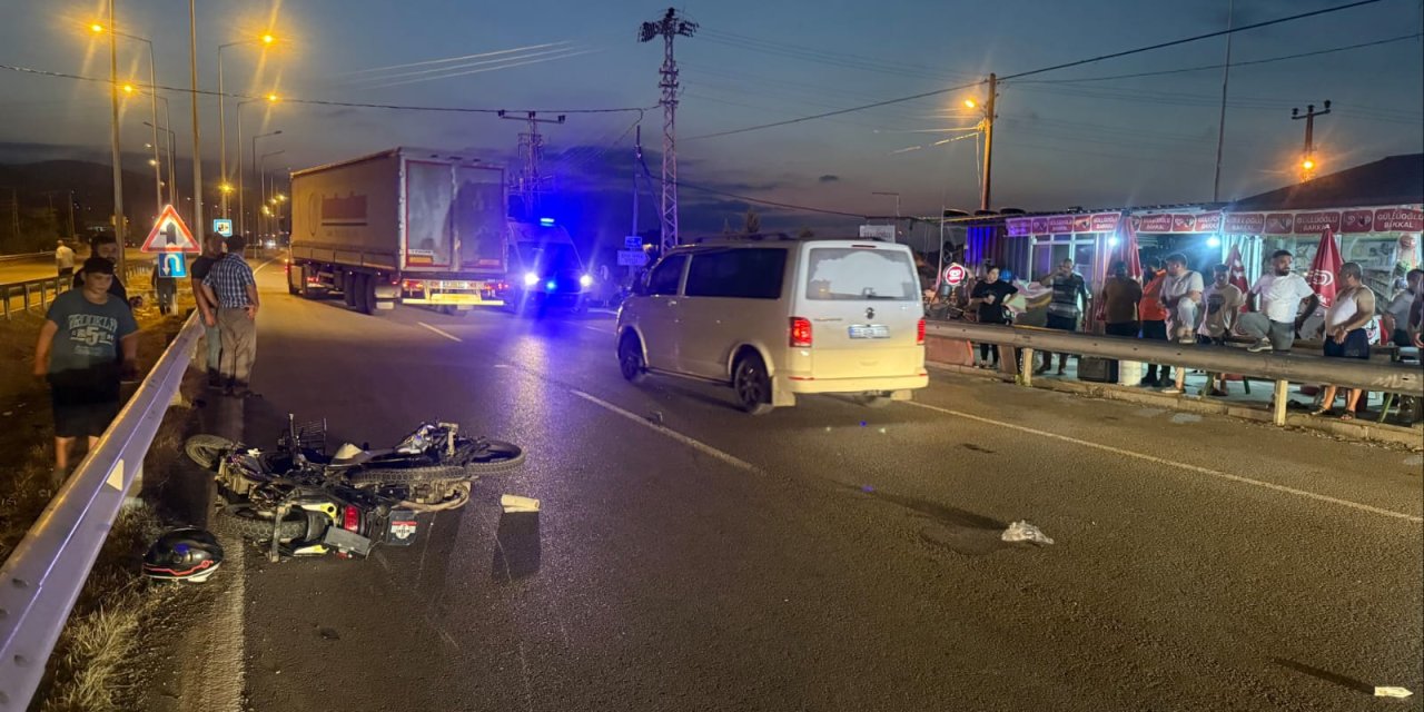 Trafik kazasında 2 kişi yaralandı