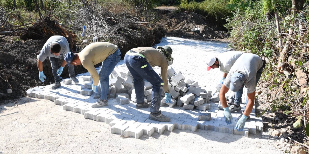 Kilit parke çalışmaları sürüyor