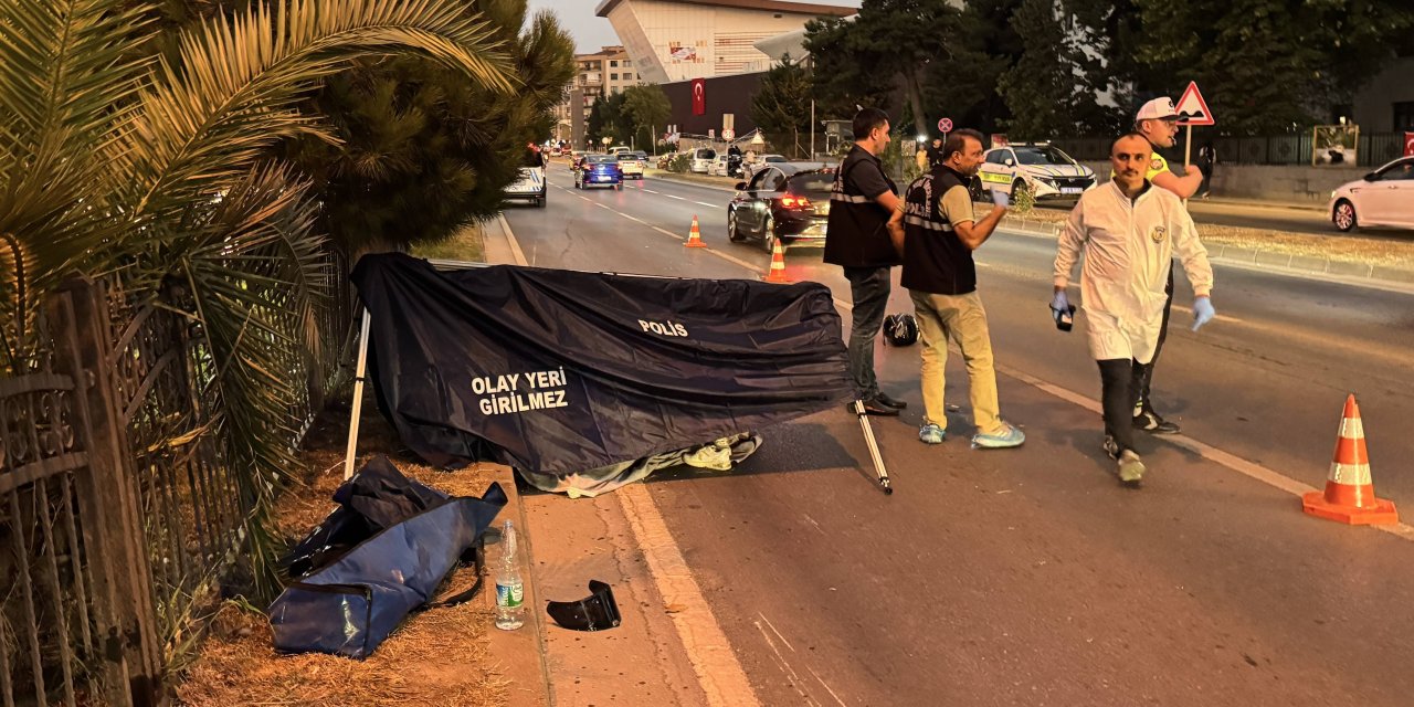 Samsun'da motosikletin çarptığı yaya hayatını kaybetti