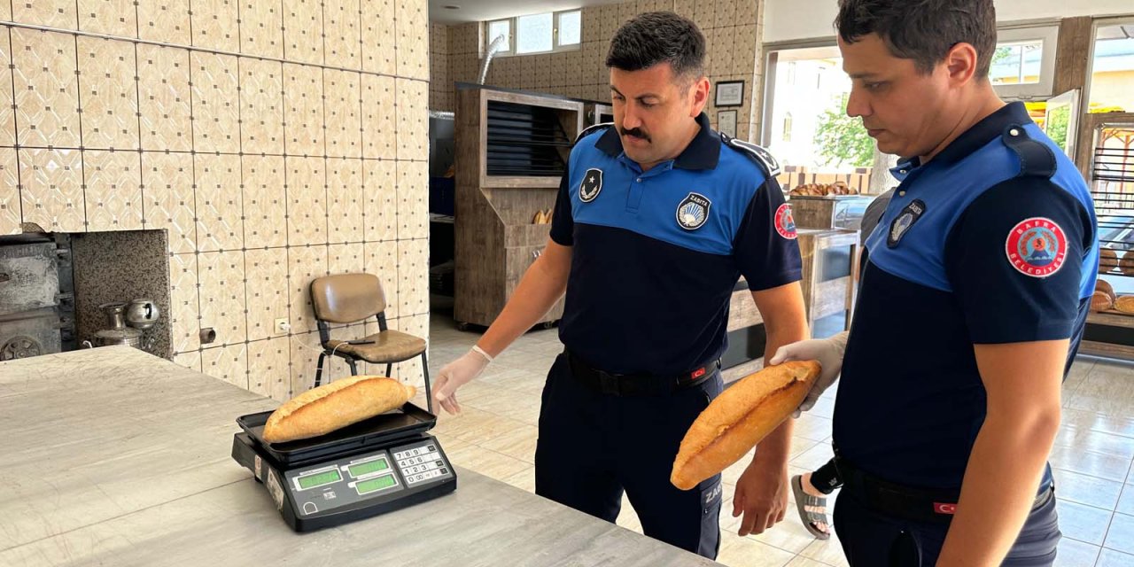 Zabıta ekipleri ekmek fırınlarını denetledi
