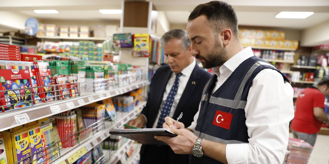 Samsun'da kırtasiye ve okul ürünlerine denetim