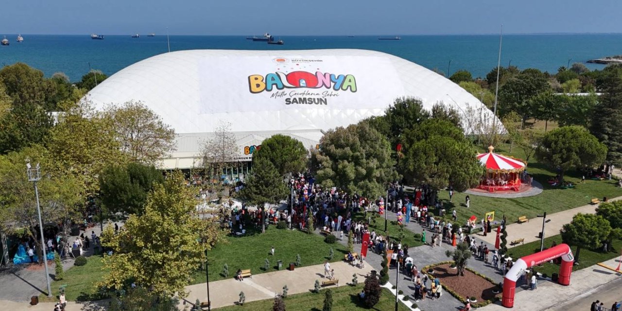 Balonya 6 günde 13 bin 630 çocuğu ağırladı