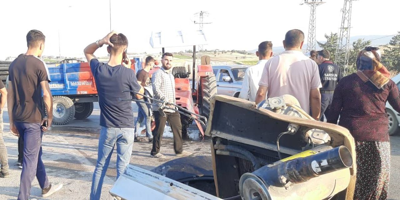 Trafik kazasında 4 kişi yaralandı