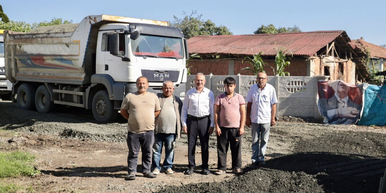 Başkan Dündar yol çalışmalarını inceledi
