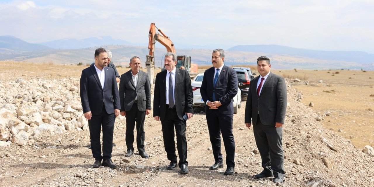 Vezirköprü OSB'deki çalışmaları inceledi