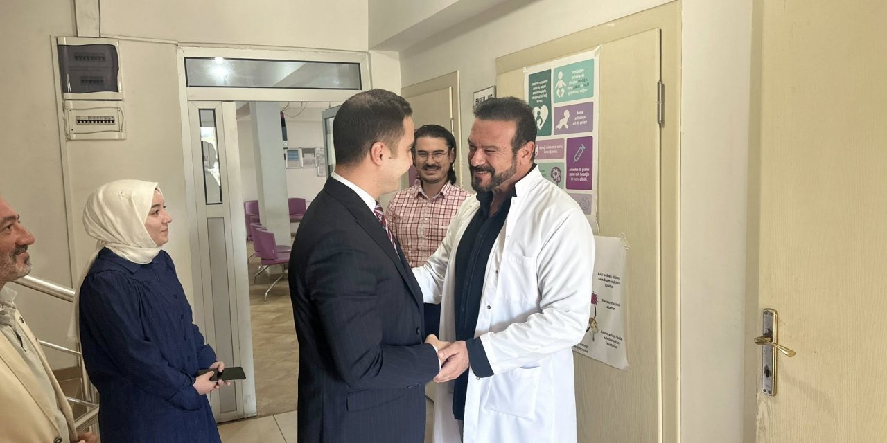 Aile hekimleri ve sağlık çalışanlarına ziyaret
