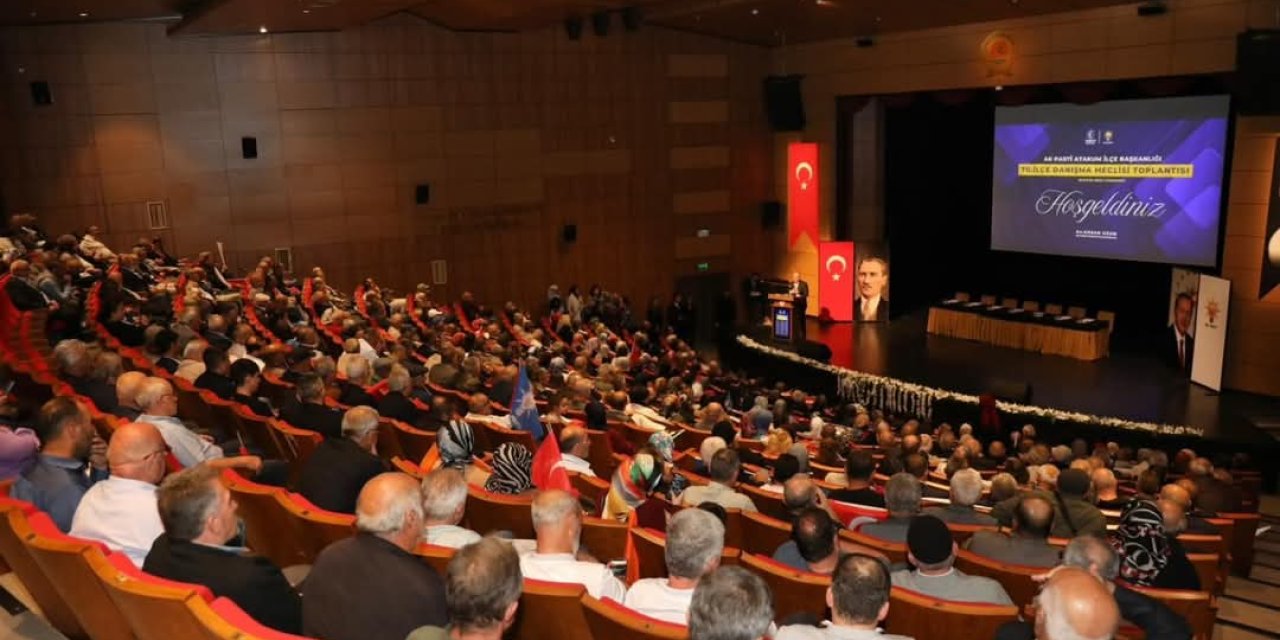 Atakum'da coşkulu ilçe danışma toplantısı