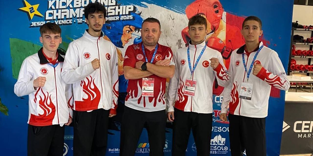 İlkadımlı sporcular Avrupa'dan dereceyle döndü