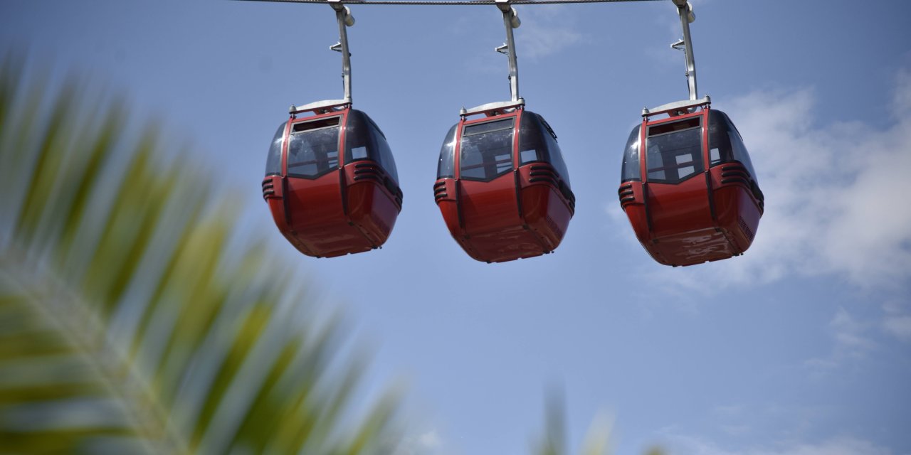 Amisos Teleferik Hattı yoğun ilgi görüyor