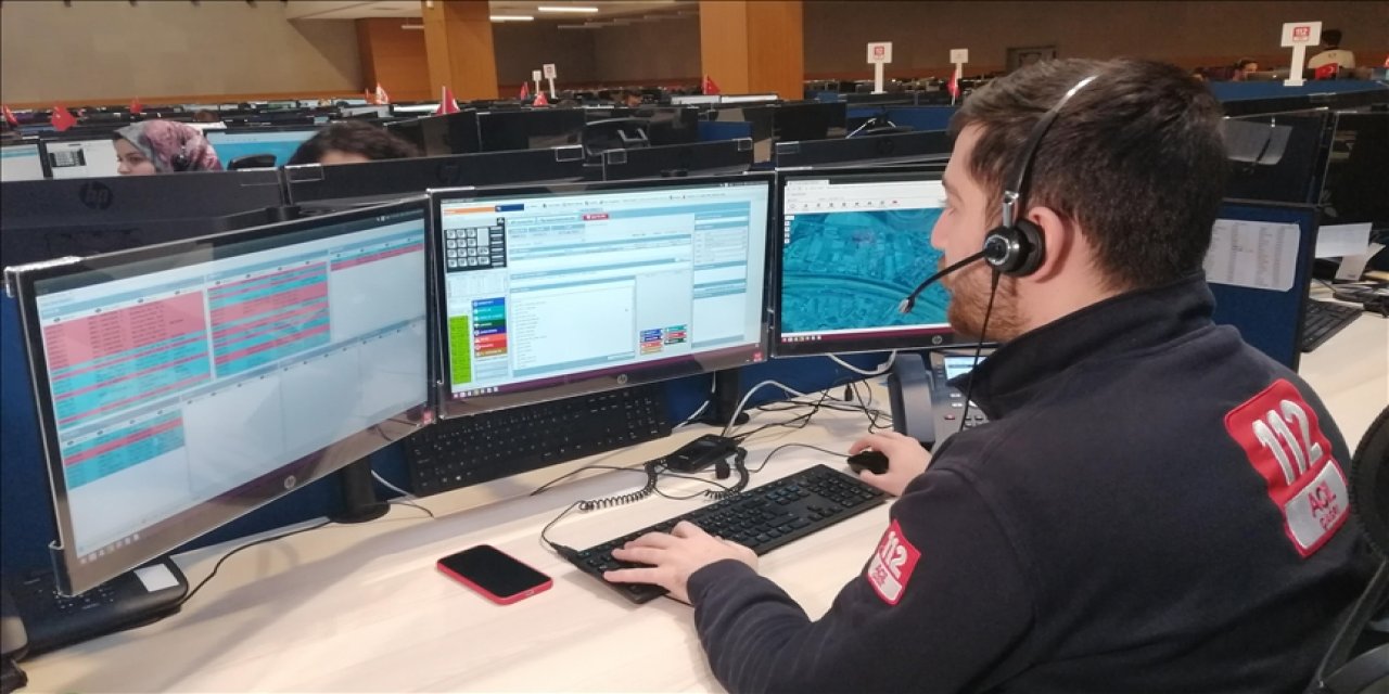 112'ye gelen çağrıların yüzde 62,5'i asılsız çıktı