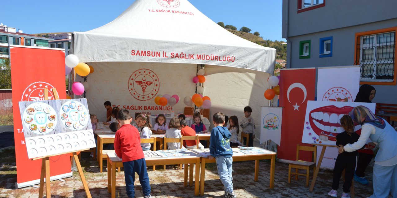 Anaokulu öğrencilerine ağız ve diş sağlığı eğitimi