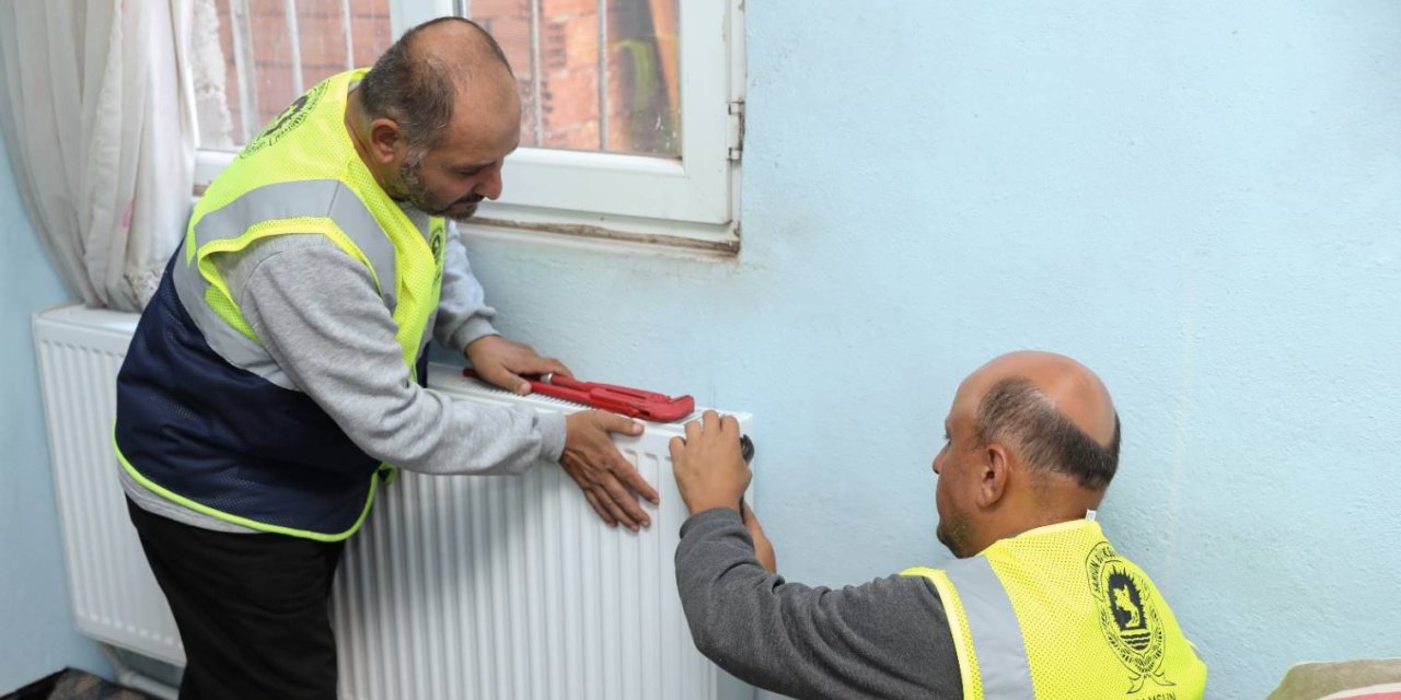 Sobalı evlere doğal gaz sistemi kuruluyor