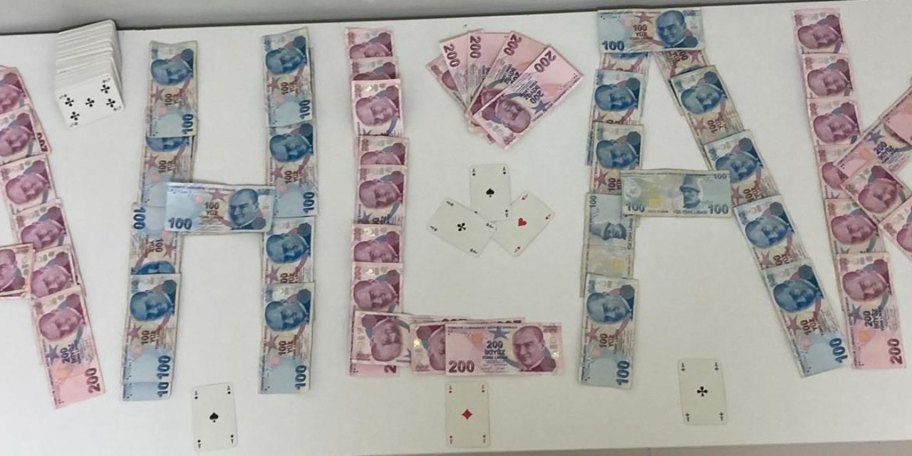 Samsun'da kumar oynayan 3 kişiye para cezası kesildi