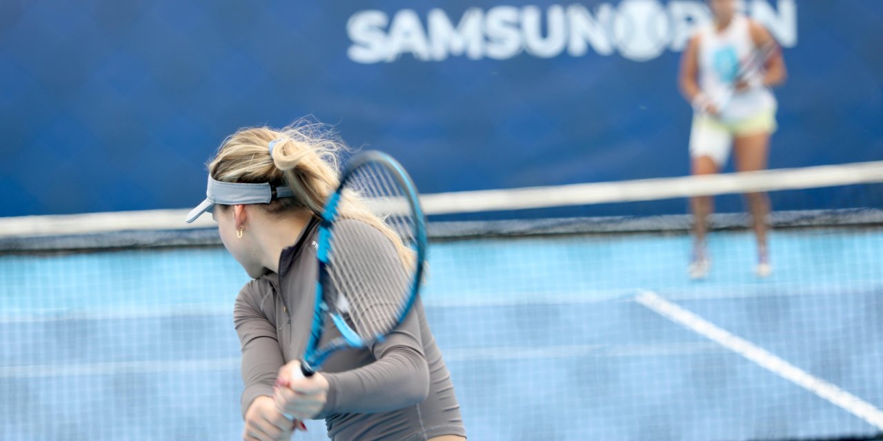 Samsun'da tenis heyecanı devam ediyor