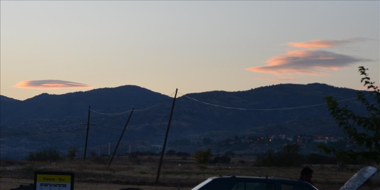 Oluşan mercek bulutu görüntülendi