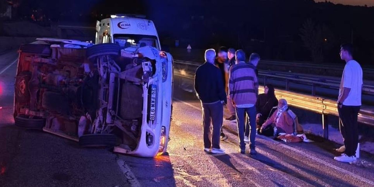 Trafik kazasında 9 kişi yaralandı