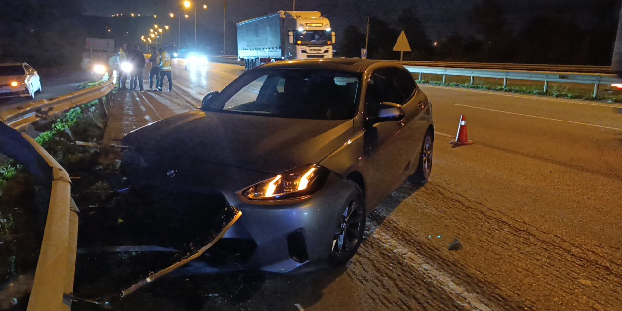 Trafik kazasında 1 kişi yaralandı
