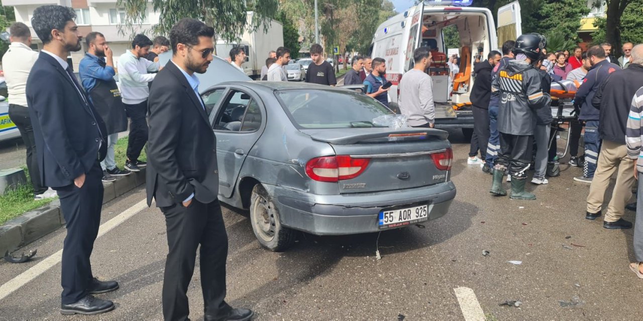 Trafik kazasında 3 kişi yaralandı