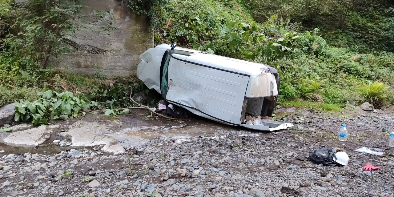 Trafik kazasında 2 kişi yaralandı