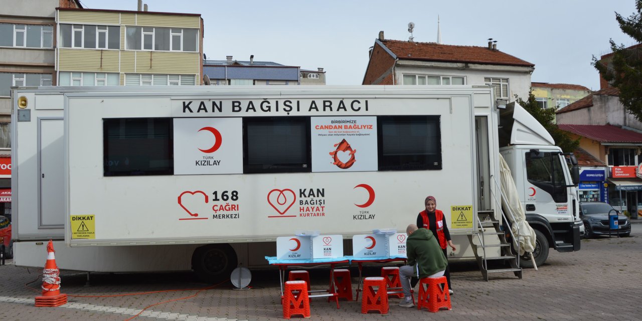 Havza'da 40 ünite kan bağışı yapıldı