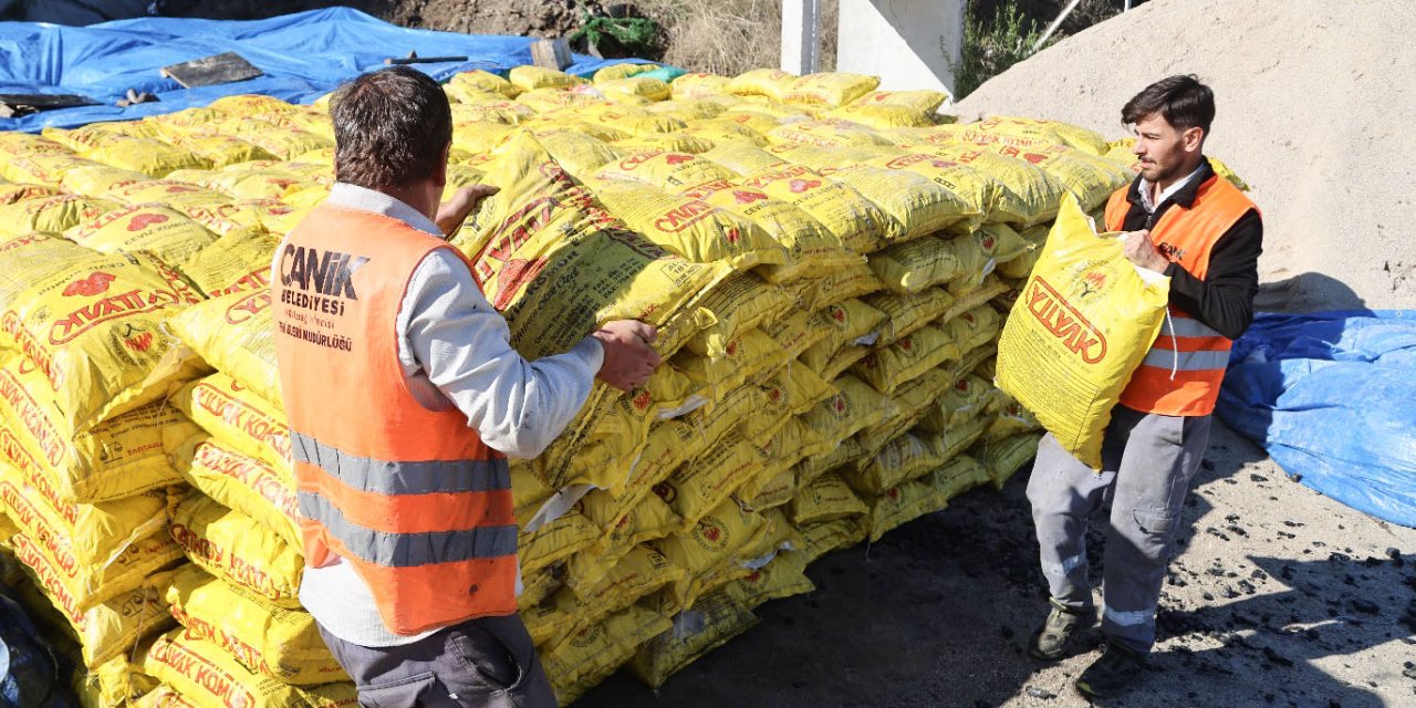 Canik Belediyesi'nden ısınma desteği