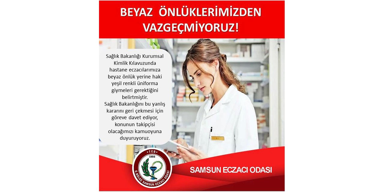 Eczacılardan "Beyaz Önlük" tepkisi