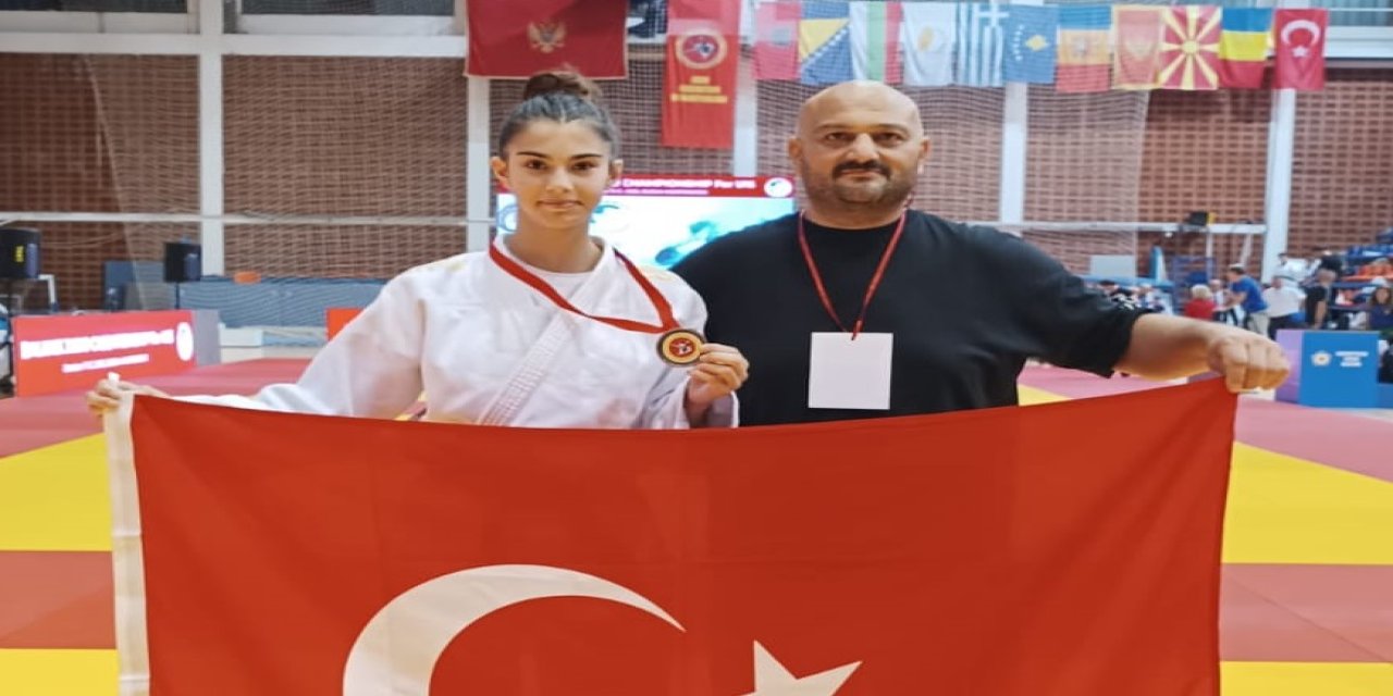 Samsunlu judocu üçüncü oldu