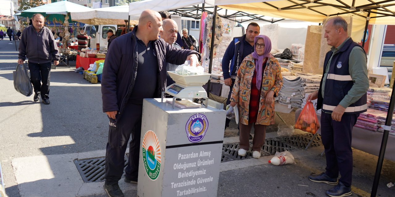 Semt pazarlarına belediye tartısı getirildi
