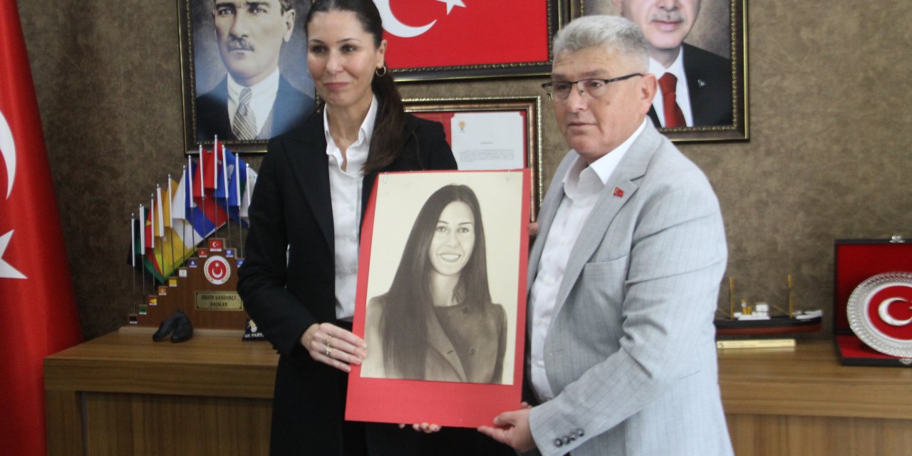 Karaaslan, Çarşamba İlçe Başkanlığını ziyaret etti