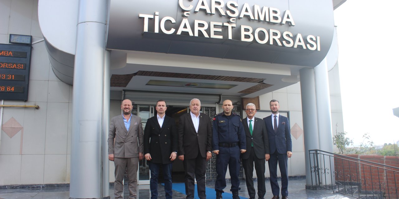 Çarşamba Ticaret Borsası’na iadei ziyaret