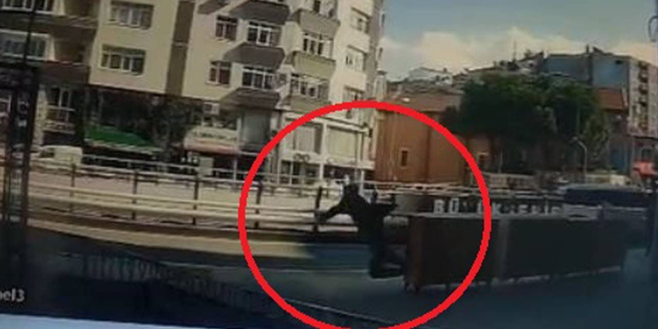 Polisten kaçarken düşüp yakalandı