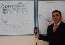 Bölgenin toprak haritası çıkarılıyor