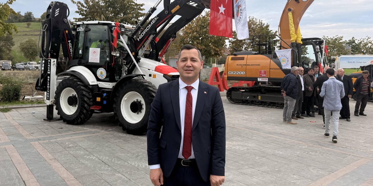 Alaçam Belediyesi araç filosuna 10 yeni araç ekledi