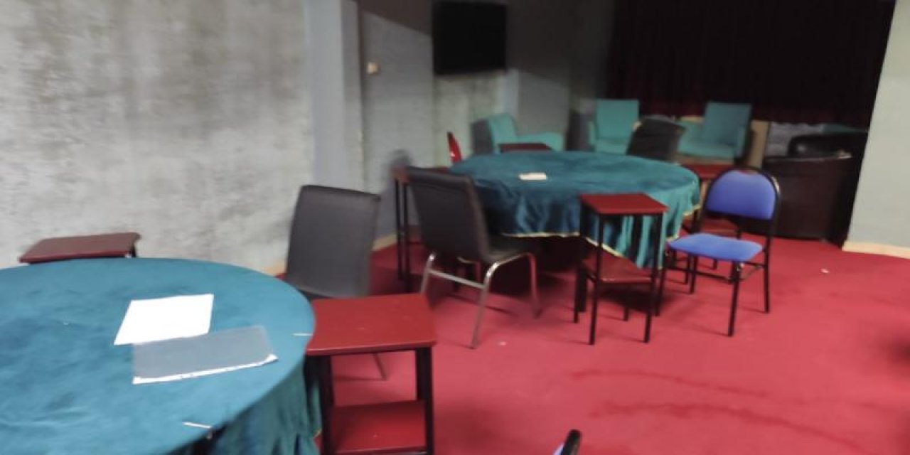 Samsun'da kumar oynayanlara ceza kesildi