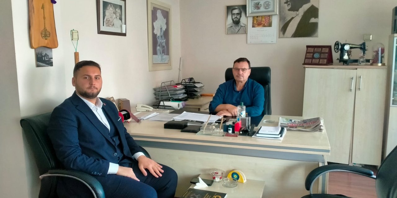 Halil İbrahim Çelebi'den Adnan Bahadır'a ziyaret