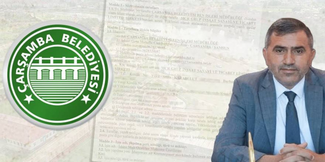 Çarşamba Belediyesi'nden iddialara yanıt