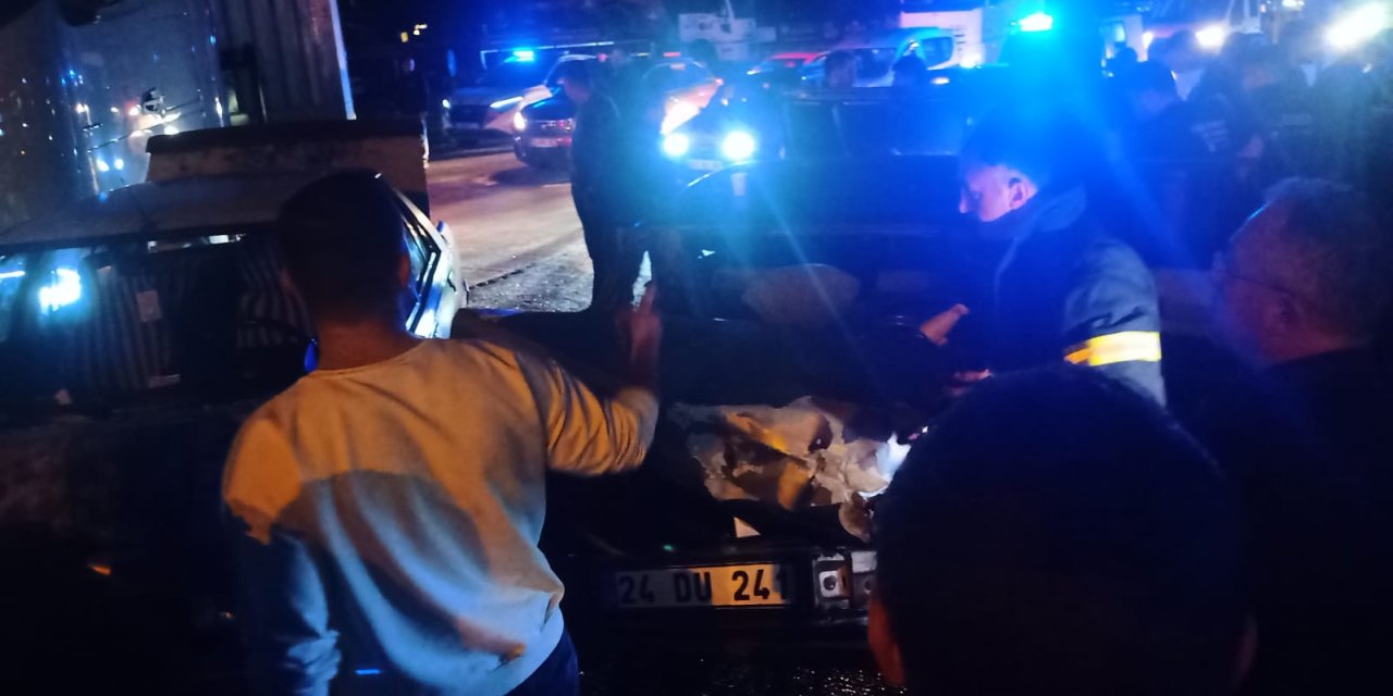 Samsun'da trafik kazasında 1 kişi yaralandı