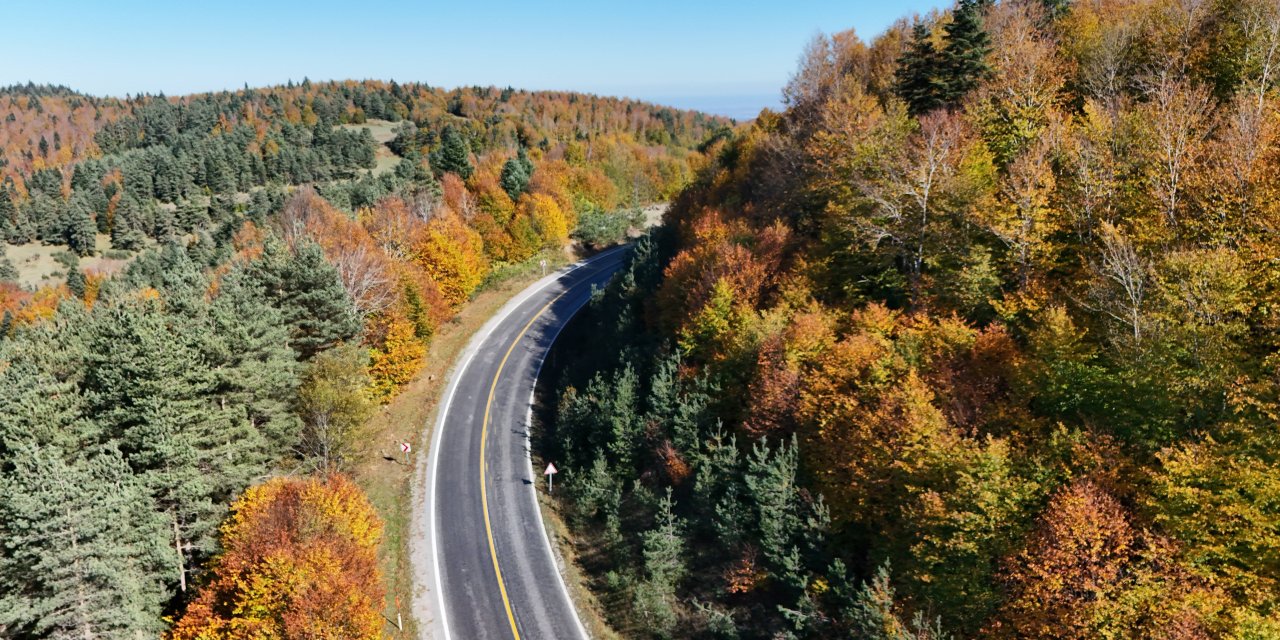 Kızlan Yaylası sonbahar renklerine büründü