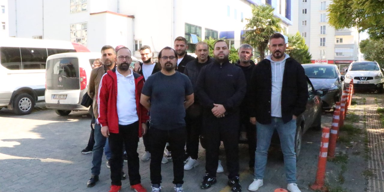 Özel hastane çalışanlarından maaş eylemi