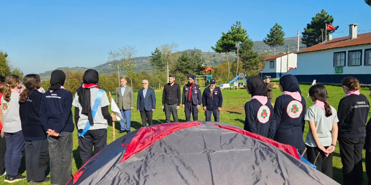 Canik'te İzcilik Kampı düzenlendi