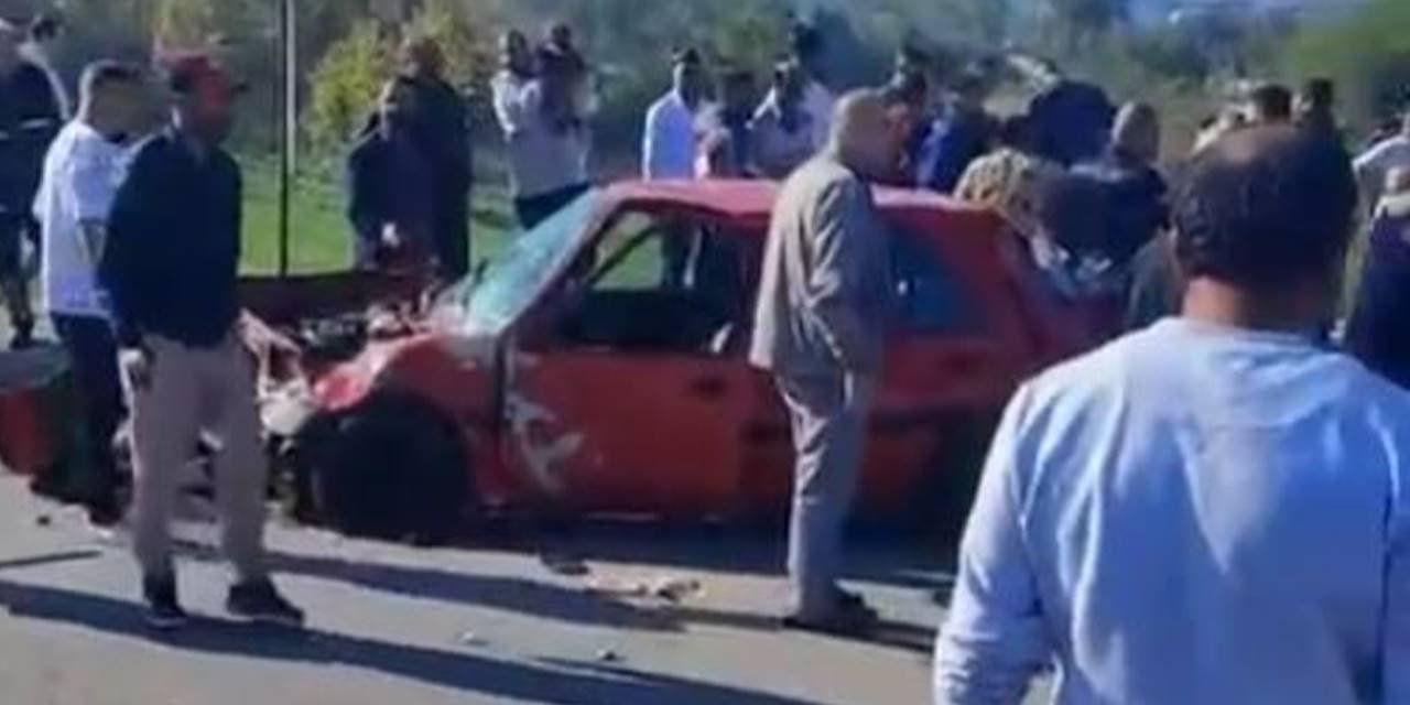 Trafik kazasında 2 kişi yaralandı