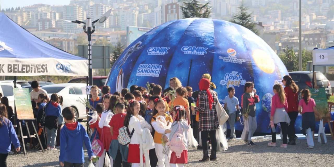 Doğanın genç kaşifleri Canik'te buluştu