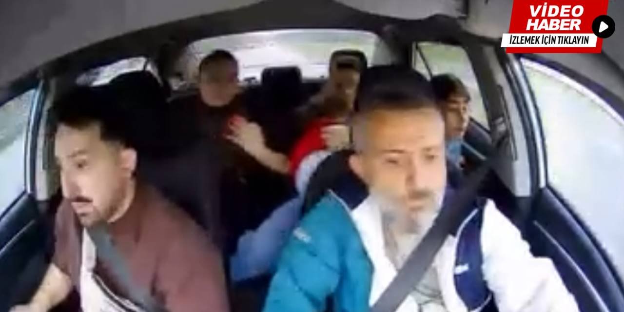 Taksici manevrası ile kazayı önledi