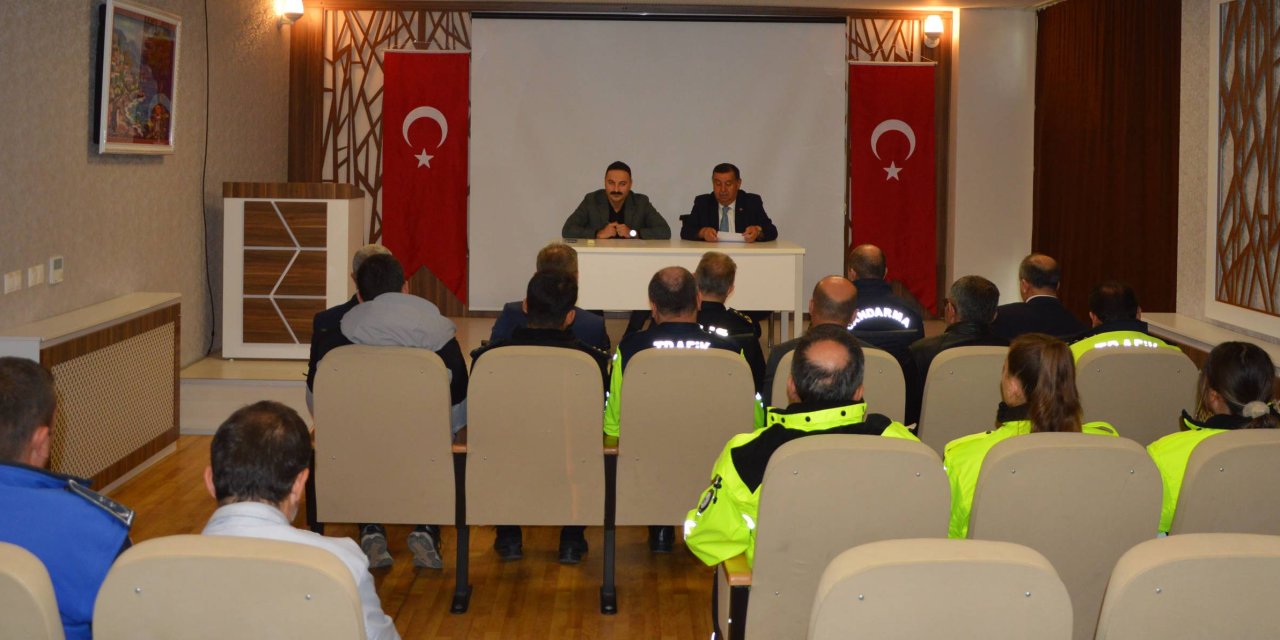 Kış Mevsimi Trafik Tedbirleri Toplantısı düzenlendi
