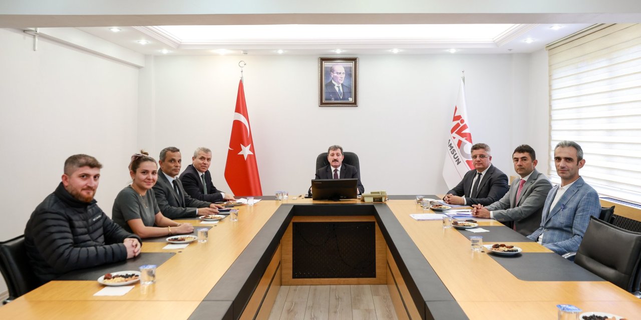 Samsun'da eğitim yatırımları değerlendirdi